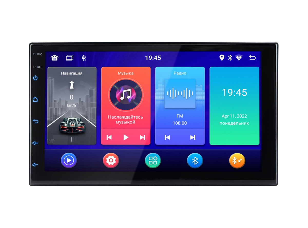   USB/MP3/FLAC/3RCA   10 2DIN  Wi-Fi-, Bluetooth  GPS- Swat ANB-7020